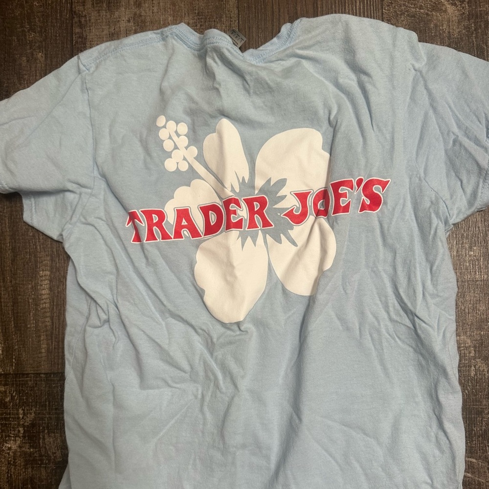 Rare Trader Joe’s baby blue tee